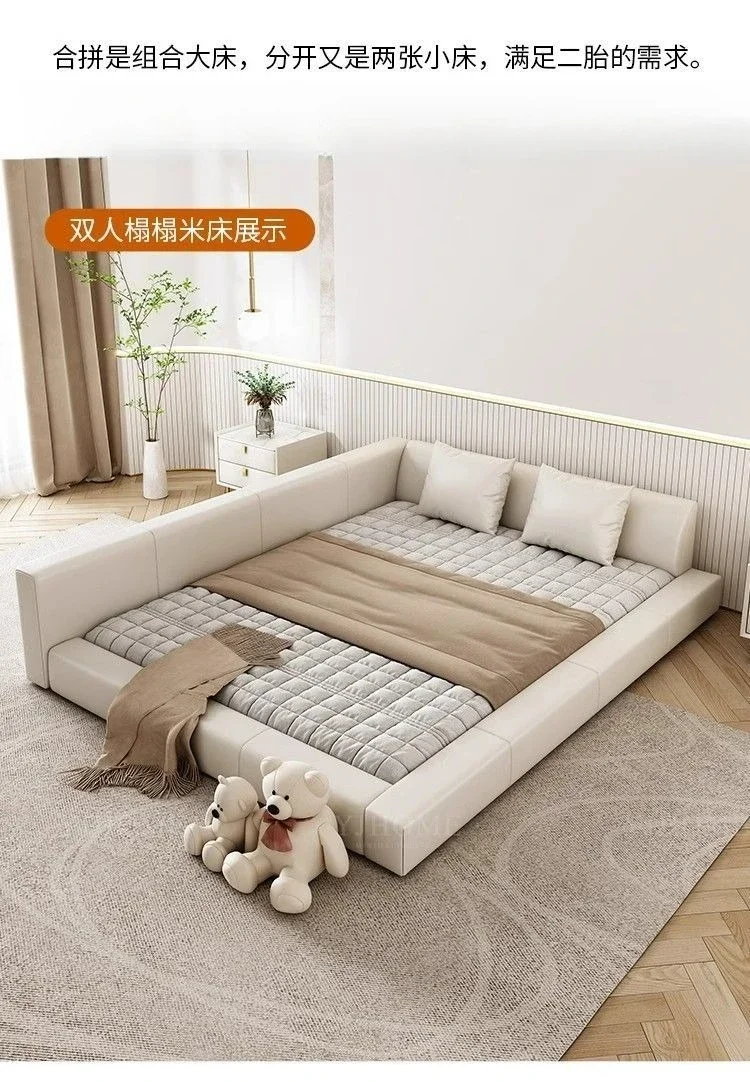 سرير تاتامي، عائلة طفلين، الوالدين والطفل، غرفة نوم رئيسية، الربط، بسيطة، حديثة #5