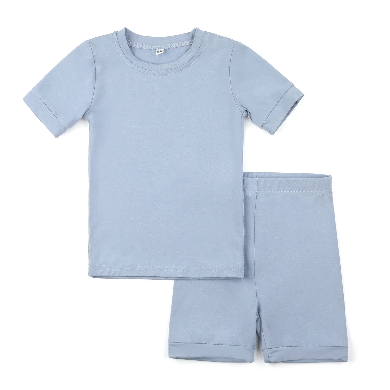 Ruffkids Summer Modal Pjs piżama dziecięca Loungewear piżama piżama z krótkim rękawem dopasowana odzież dziecięca chłopcy dziewczynki zestawy piżam