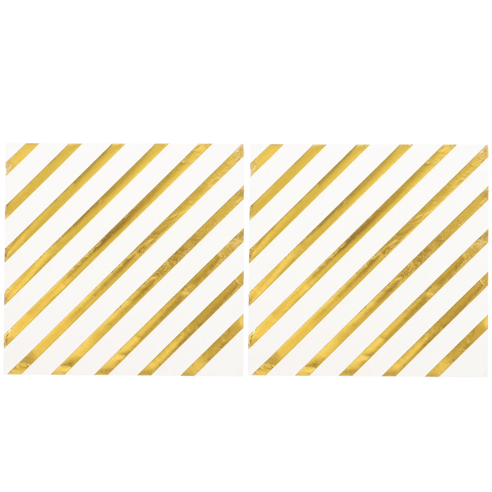 

40 Sheets Gold Foil Napkin Tissue Elegant Cocktail Party Paper Napkins Wedding Table Banquet Supplies Paper Napkins for Wedding