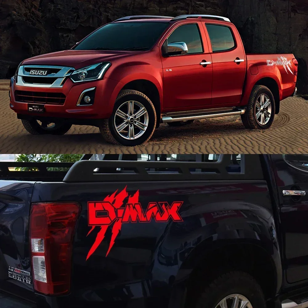 جسم السيارة الجانب ملصق ل ايسوزو D-Max UTE LS SX تقليم شاحنة بيك اب السرير الرسومات مخلب التصميم ديكور غطاء ملصق مائي اكسسوارات السيارات