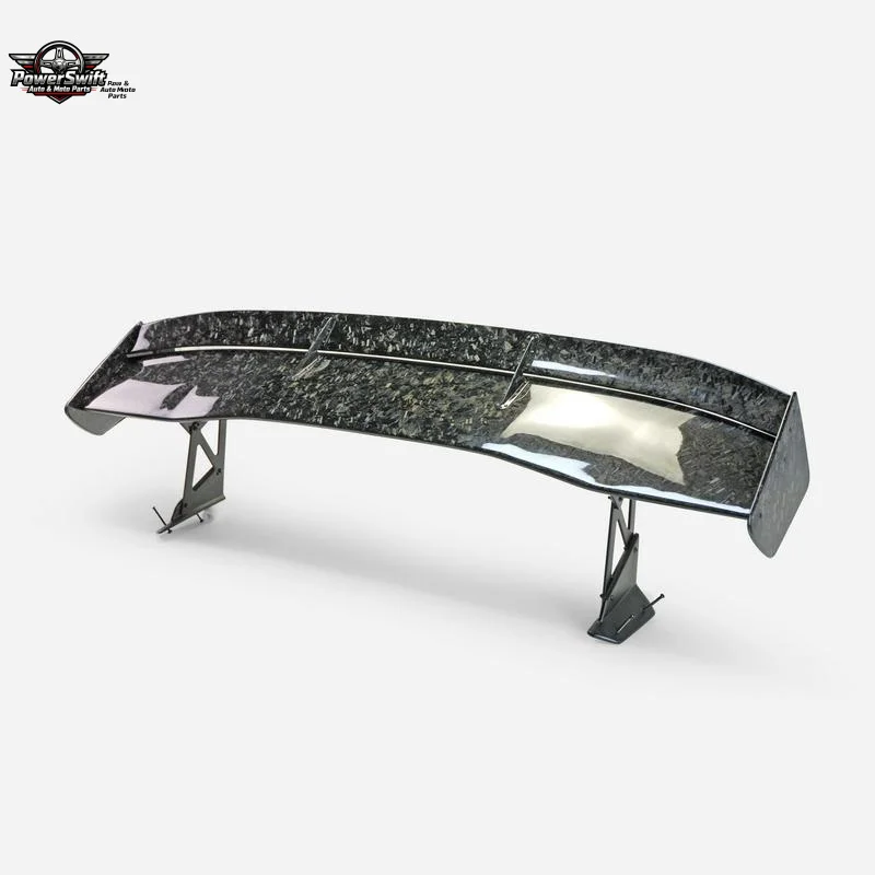 Suitable for Honda Type R Civic FK8 Carbon Fiber Modified GT Large Spoiler Vortex Style Double Layer Fixed Wing