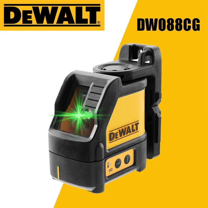 DEWALT DW088CG Laser Level Green Light Cross High Precision Horizontal Vertical Laser Level Dotting Instrument Measurement