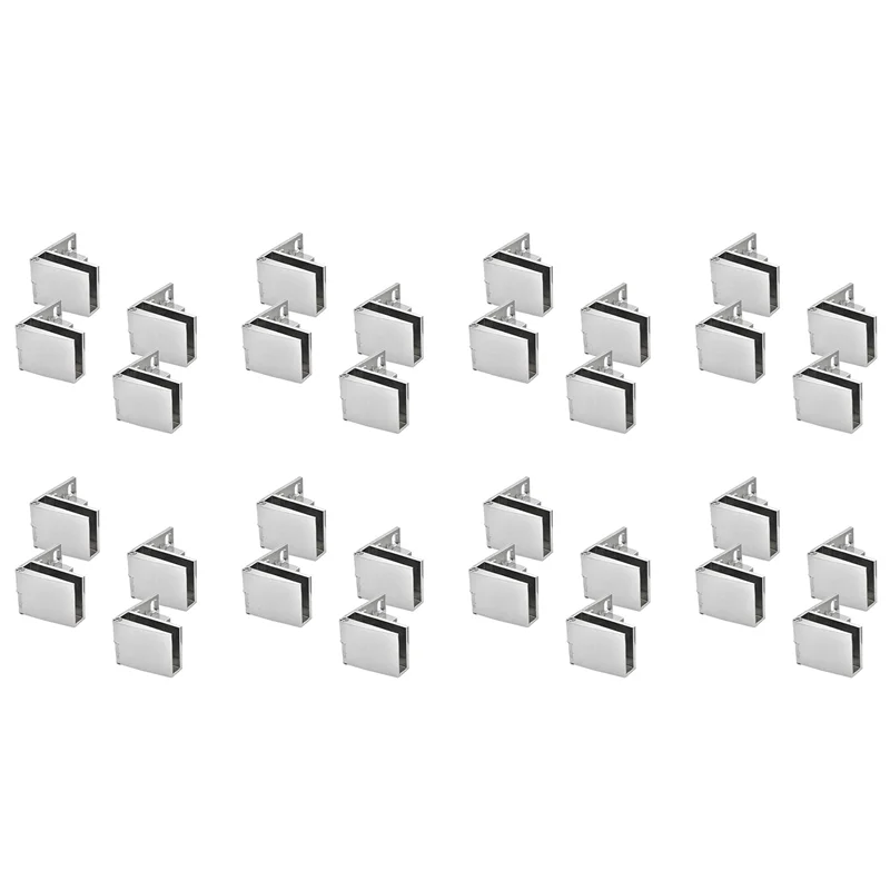 

32 Pack Glass Door Hinges Glass Cabinet Door Hinge Glass Wine Cabinet Hinge Glass Display Hinge