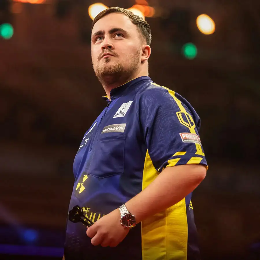 2026 PDC Luke Darts Jersey“The Nuke” Shirt Sportswear Short Sleeve Tee Top World Championship Gift3D Print Quick Dry Fan Uniform