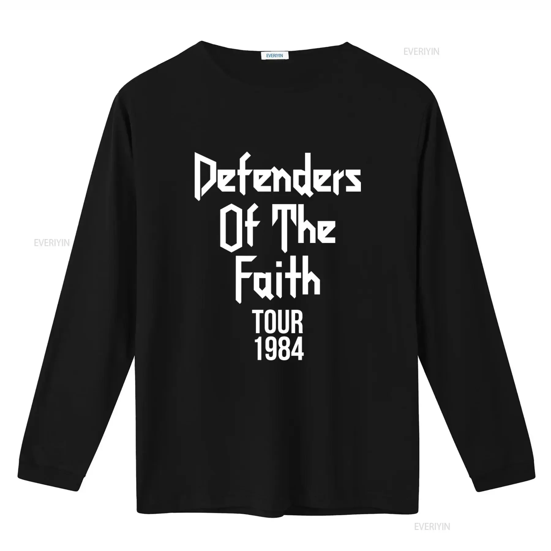 Judas Priest 1984 Tour Concert Defenders Of The Faith T Shirt Rock Band  vintage Washed Versatile fashion Comfortable graphic