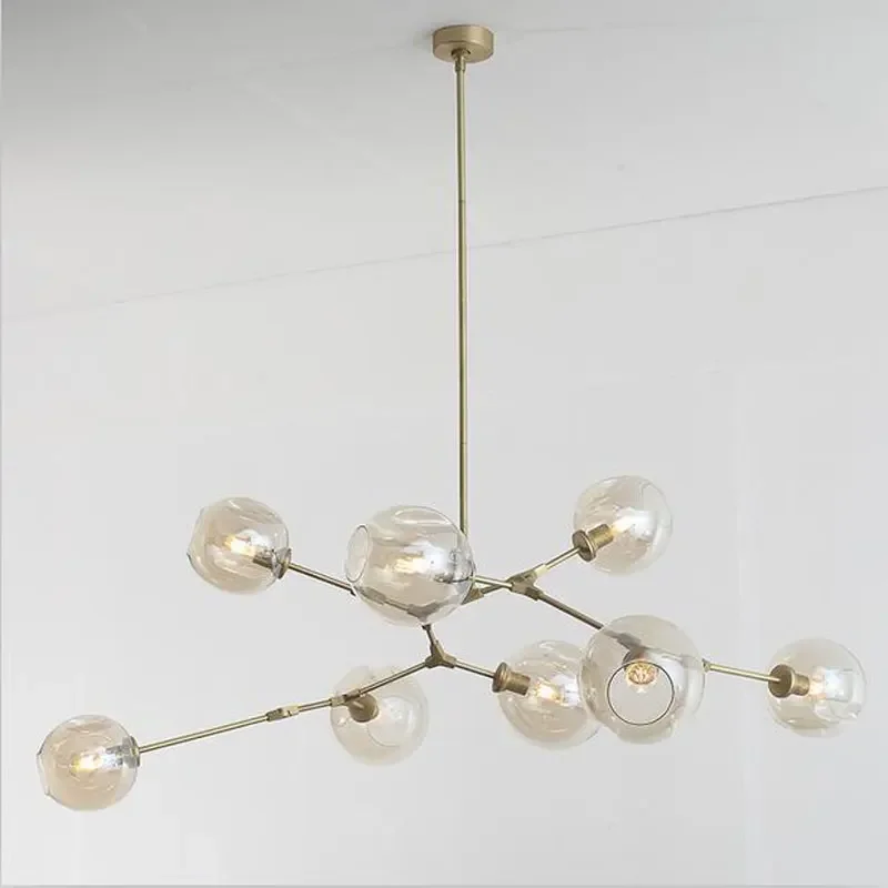 Modern Glass Pendant Light Nordic Dining Room Kitchen  Designer Hanging Lamps Avize Lustre ing