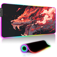 Xxl Mouse Pad DRAGON ATTACK 900x400 Gaming Mat Desk Accessories Office Desktops Pc Gamer Rgb Mousepad Keyboard Extended Mats