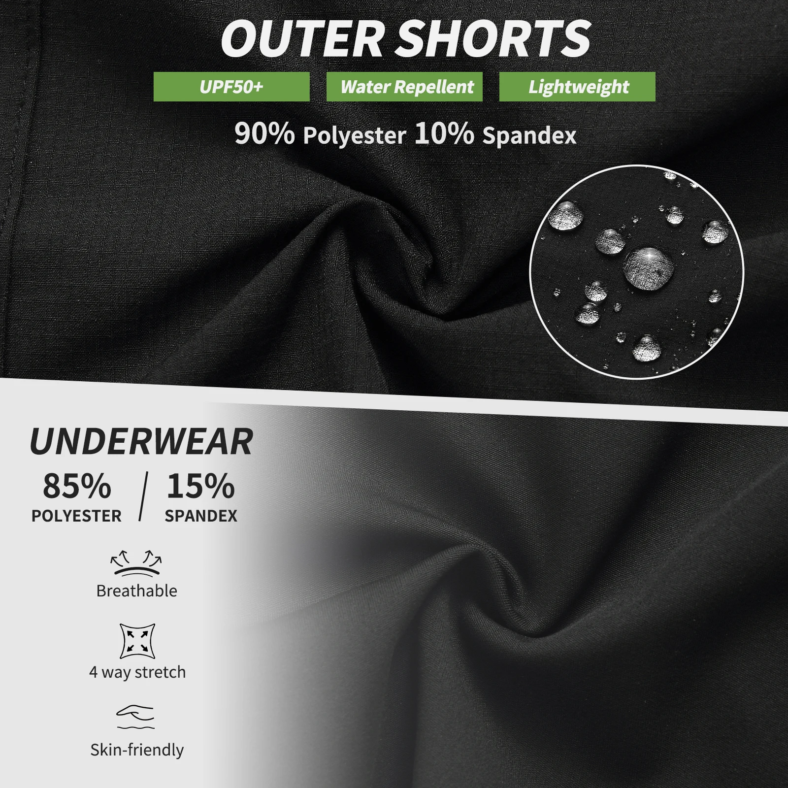 WOSAWE Summer Men's Motocross Racing Downhill Shorts Loose Fit MTB Bicycle Bottoms Riding Fitness Mountain Bike Clothing