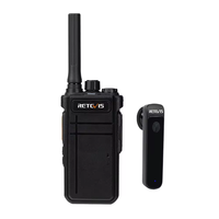 Retevis Walkie Talkie Bluetooth-Compatible RB637 PTT PMR446 FRS Two-way Radio Portable Radio Walkie-talkies for Hotel Restaurant