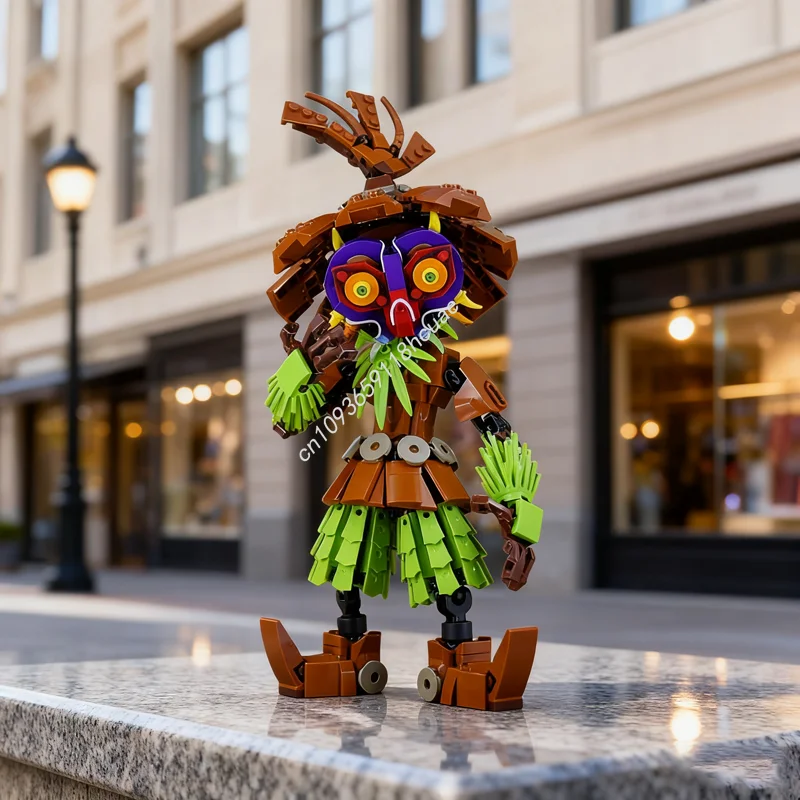 

572 шт. MOC череп детская модель строительные блоки архитектура сборка DIY Рождественский подарок креативная идея развивающие игрушки детский день рождения