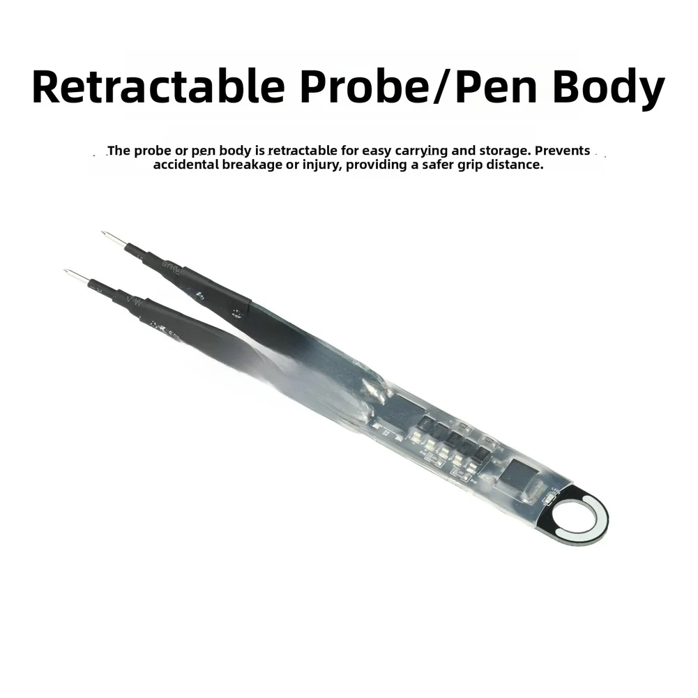 1000UF Capacitor Discharge Pen Tweezer Retractable Probe Tester For DC AC Circuit Board Safe Spark Constant Current Tool