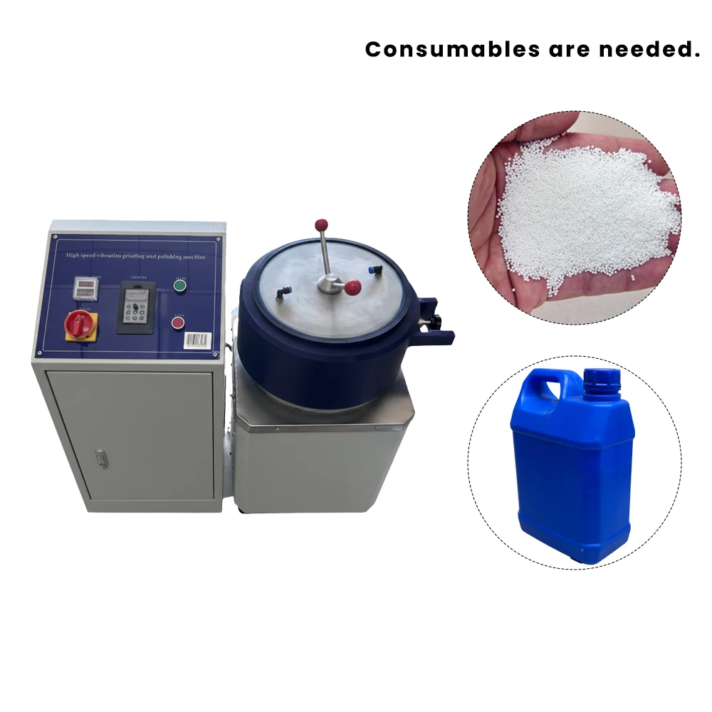 Automatic Jewelry Tumbler Polishing Machine   Vibratory Tumbler High Speed Vibratory Tumbler Vibration Barrel Jewelry Polisher
