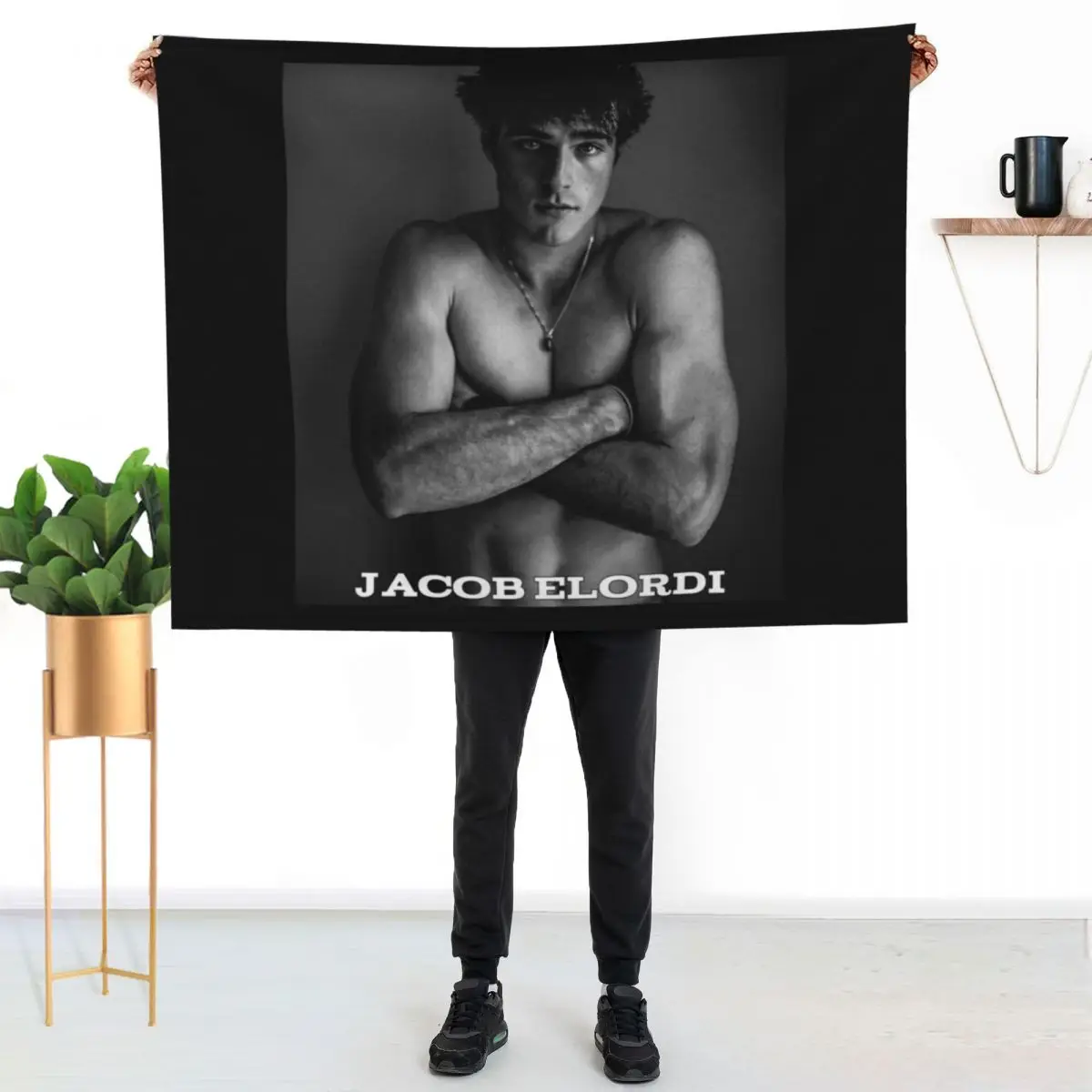 jacob elordi art Throw Blanket Luxury St Thins warm for winter heavy to sleep Heavy Kid'S Blankets