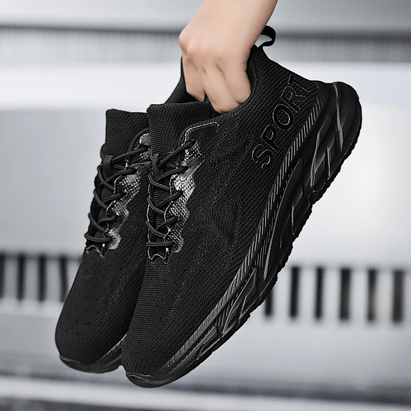 

Мужские кроссовки для бега на шнуровке, мужская спортивная обувь, легкие удобные дышащие кроссовки для ходьбы