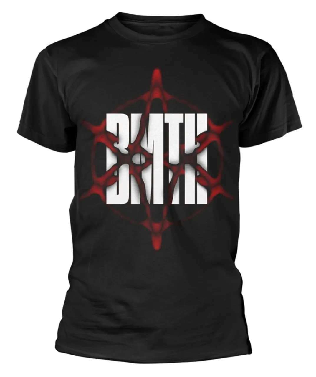 

Мужские и женские свободные футболки с короткими рукавами и шестигранным графическим принтом Bring Me The Horizon для повседневной одежды класса люкс