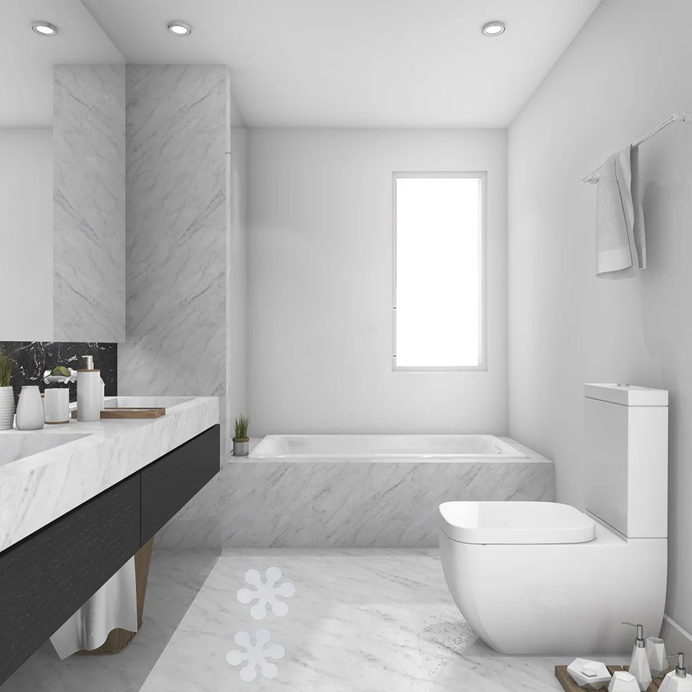 

20Pcs Snowflake Anti-Slip Sticker Adhesive Bathtub Shower Tub Non-Slip Strip Bathroom Accessories Snowflake Anti-Slip Sticker