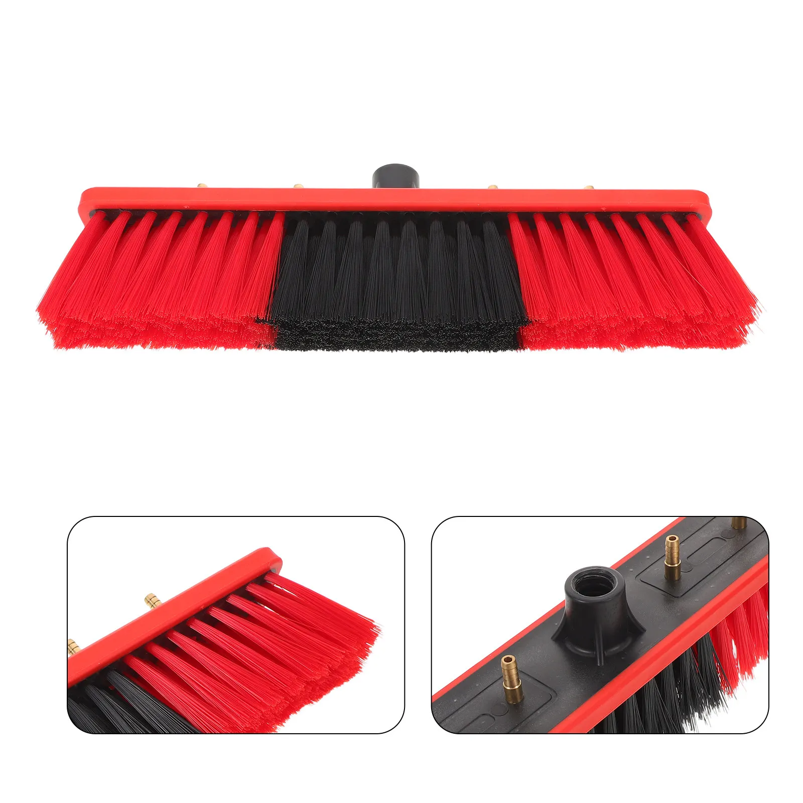 Photovoltaic Panel Brush Head Replacement Soft Bristle Solar Panel Cleaner Universal Scrubber Brush Head Refills Edge Reach
