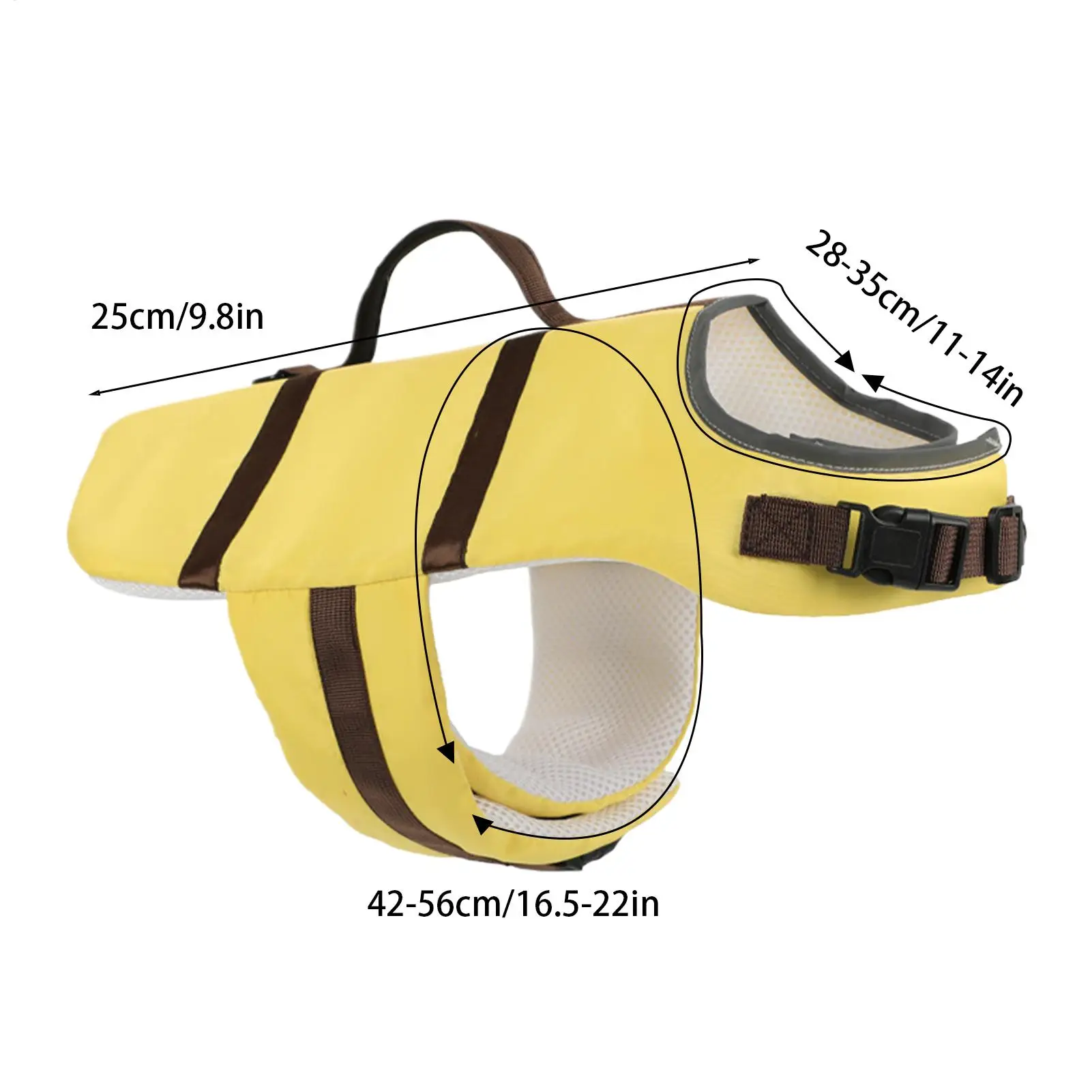 Life Vest For Dogs Adjustable Buckle Reflective Breathable Safety Jacket Swimming Life Vest Dog Clothes For Puppy Cat Pet view 6