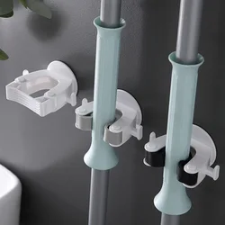 Household storage rack, bathroom suction pipe, seamless hook, wall hanging mop storage rack, waterproof broom hook