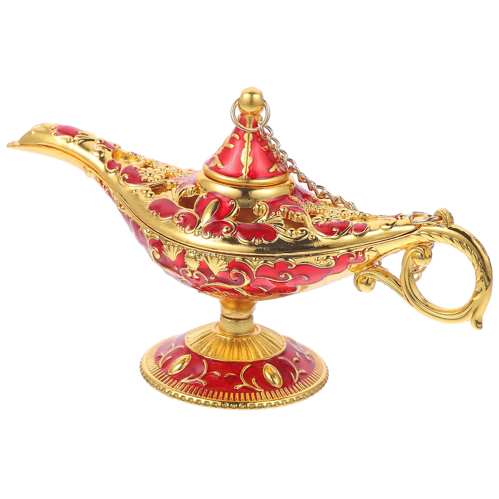 

1Pcs Aladdin Wishing Lamp Ornament Vintage Wishing Lamp Home Decor Decorative Wishing Light