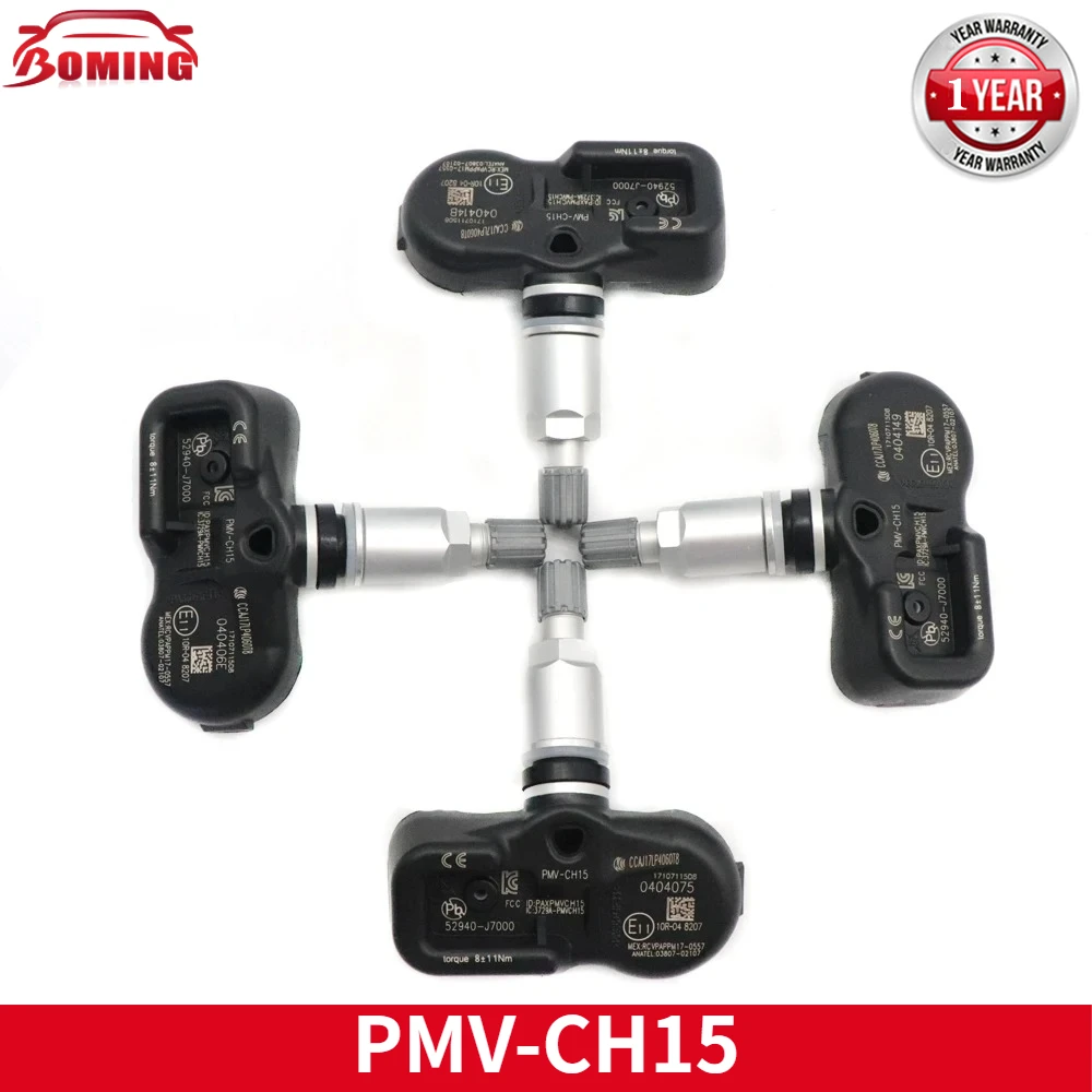 

Датчик давления в шинах TPMS 433 МГц для KIA Forte 2019-2024, KIA K3 2018-2021, PMV-CH15, 52940-J7000
