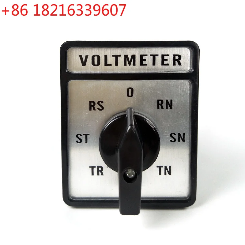 YAO Voltmeter 3 Phase 4 Wire 7 Positions Cam Rotary Selector Changeover Switch