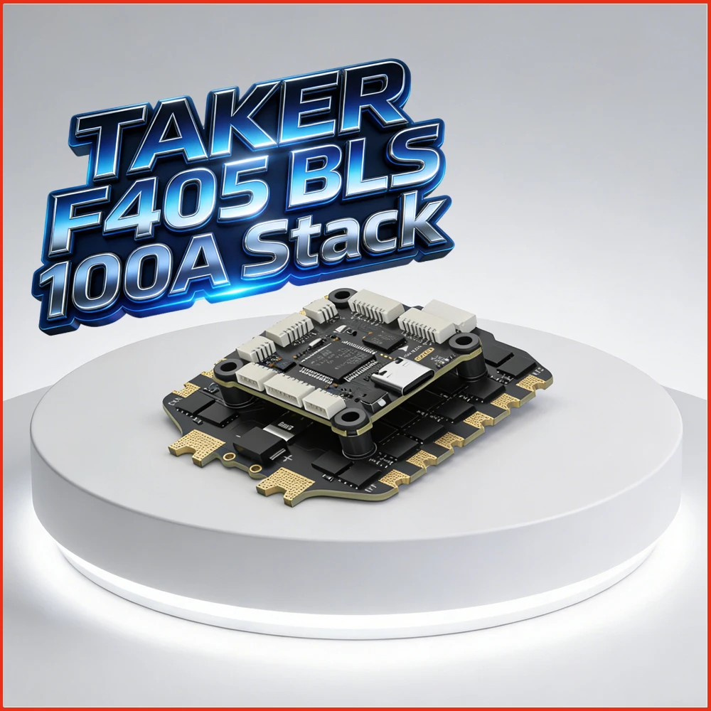 GEPRC TAKER F405 BLS 100A 8S Stack F405 8S Flight Controller & TAKER 100A 8S 4in1 ESC