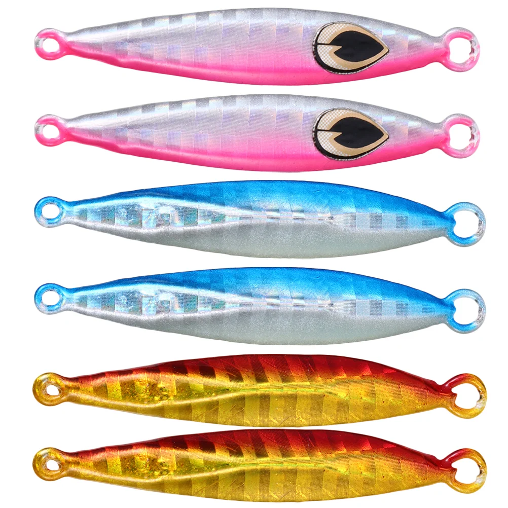 6 Pcs Metal Bait Fishing Tools Baits Shore Throw Helpful Artificial Iron Lures Sea