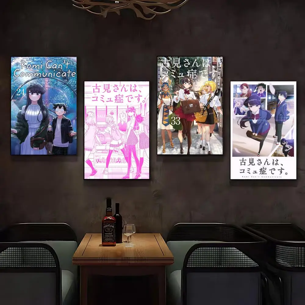 Cartoon KKomi Can't Communicate S2ed Poster Posters Anime Room Decor Decoration Movie Backpack Wall Interior Music Wall Art