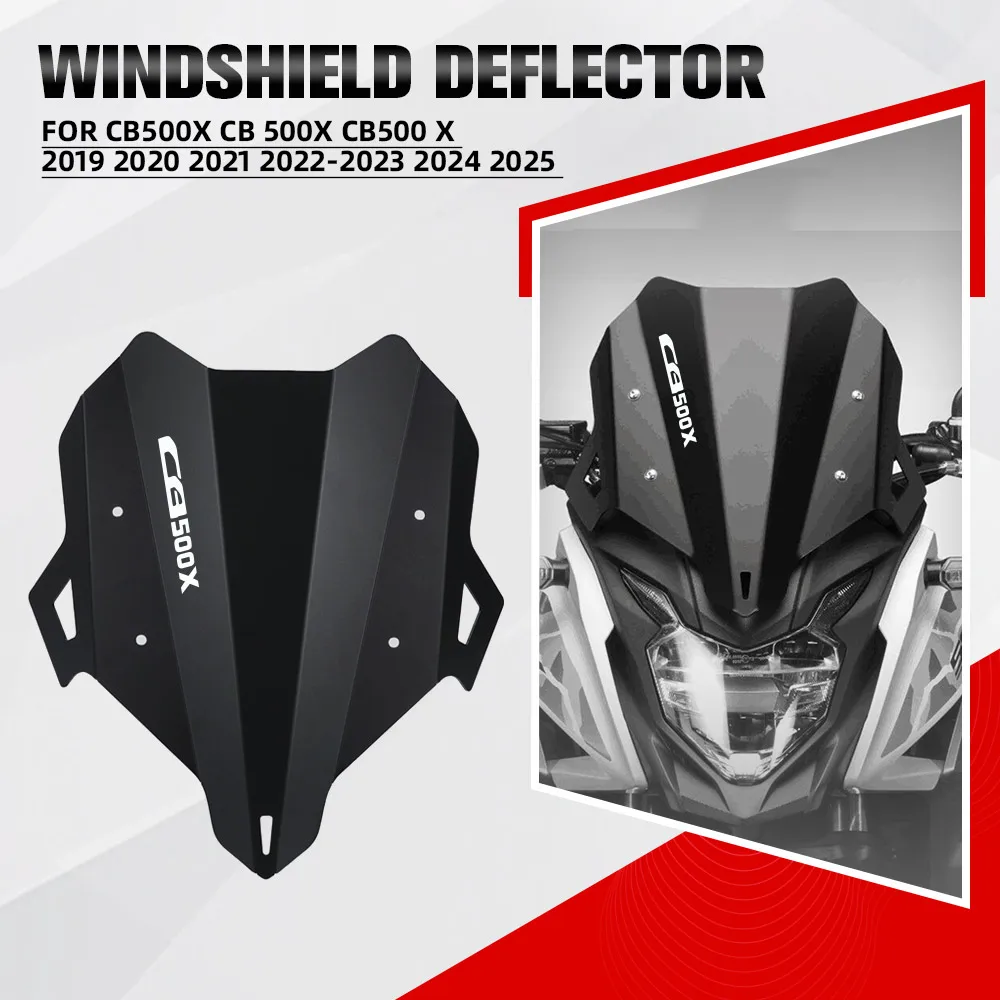 

For Honda CB500X CB 500X CB500 X 2019 2020 2021 2022-2023 2024 2025 Sport Screen Windshield Deflector Windscreen Airflow Wind