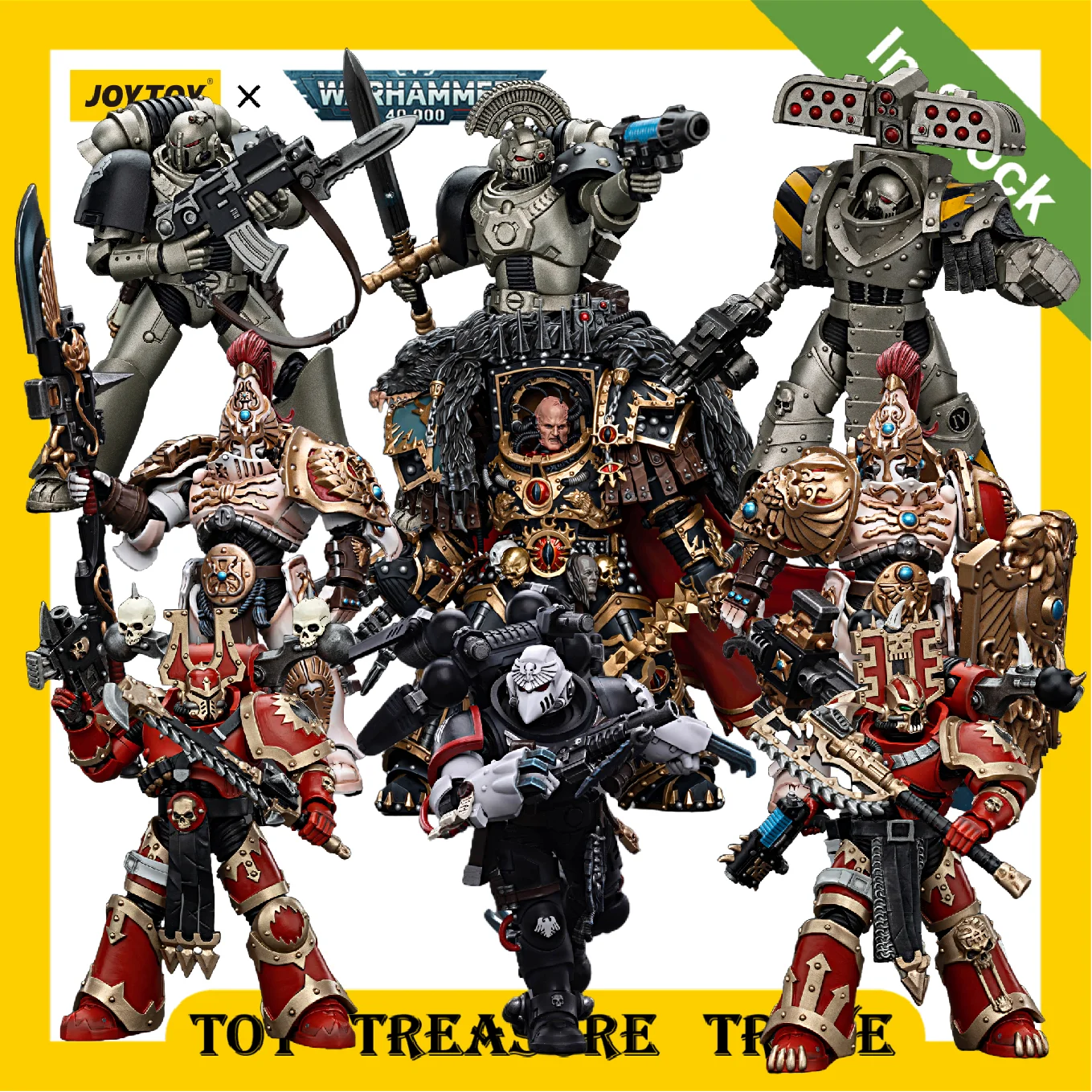 

JOYTOY Warhammer 40k 1/18 Action Figures Accessories Helmet 2 Customized Version 1PCS