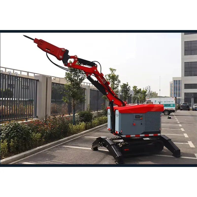 Crawler Hydraulic Demolition Machine All-In-One Breaking Shearing for Coal Mine Rescue & Old Building Dismantling