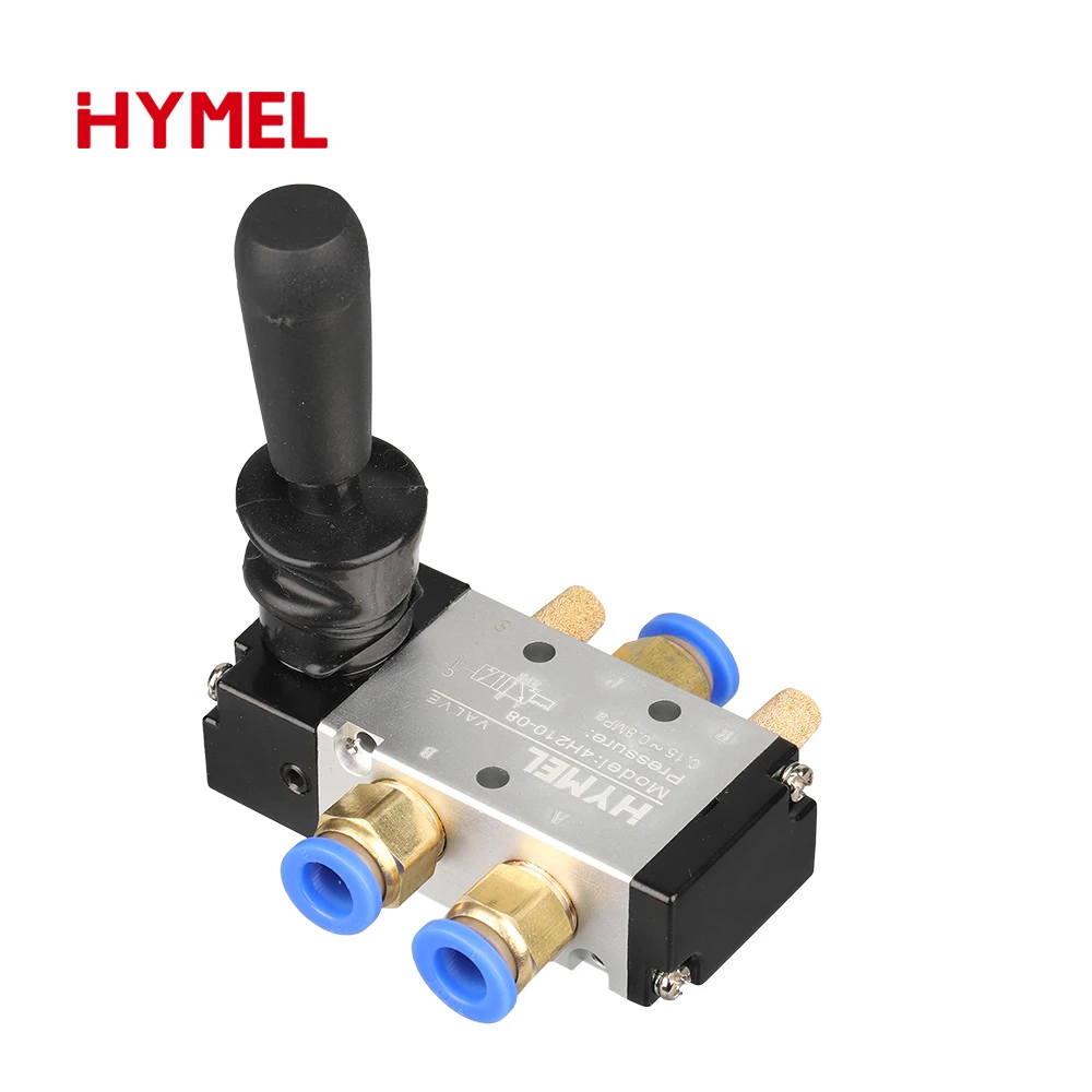 5/2 Way Pneumatic Air Hand Lever Operated Valve Manual Control 2 Position 3 5Port Push-Pull 3H210-08 4H210-08