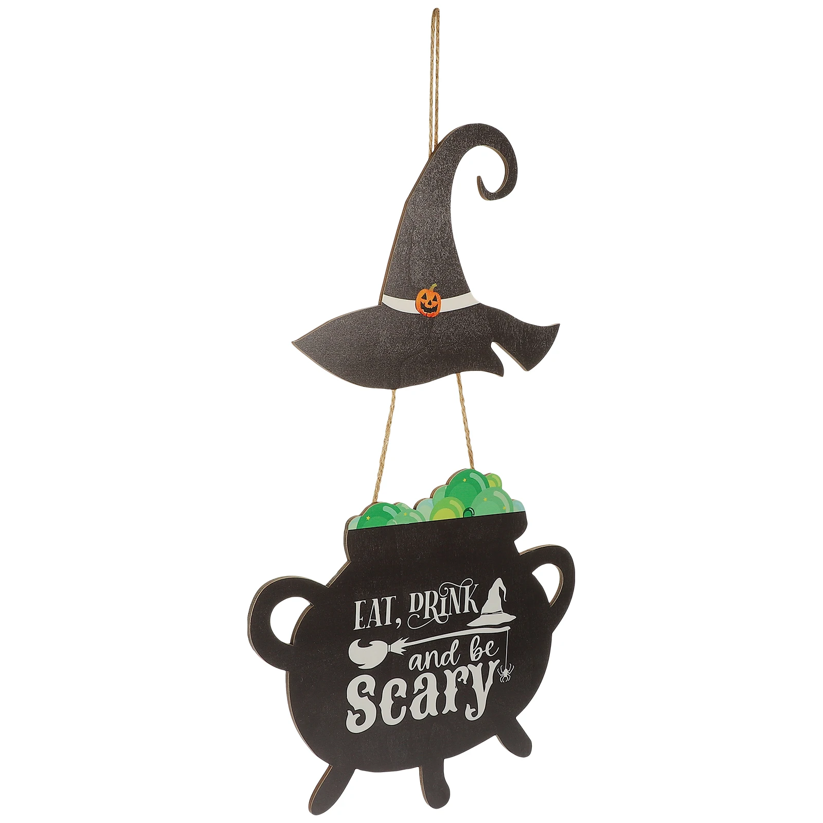 

Wooden Door Plate Halloween Decorations Indoor Wall Plaque Hanging Signs Holiday Home Festive Atmosphere Unique Design
