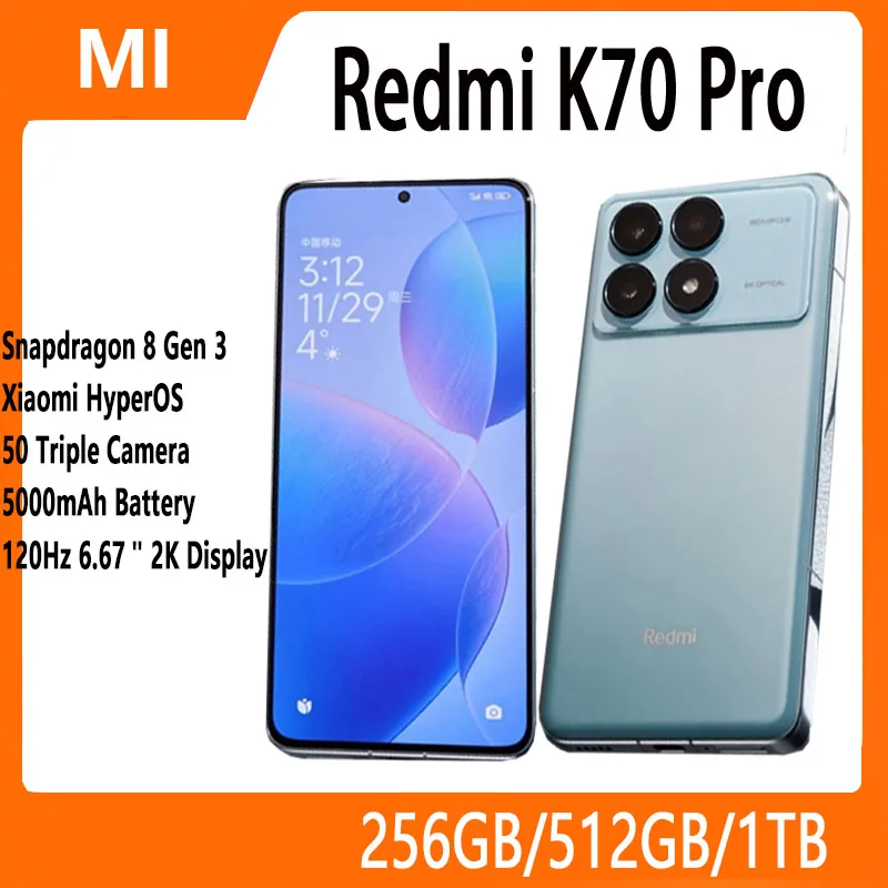 مراجعة شاملة لهاتف Xiaomi Redmi K70 Pro Snapdragon 8 Gen 3: الأداء، الشاشة، والبطارية في تجربة حقيقية