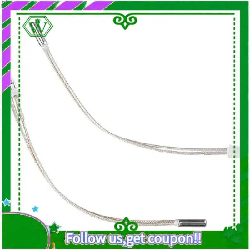 

ABIK-4 Piece Heater Cartridge High Temperature Sensor Heating Tube 24V 50W Thermistor As Shown For Neptune 4 Pro/Plus/Max 3D Pri