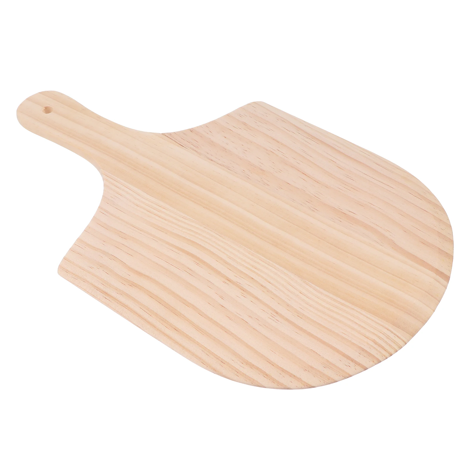 1pc Wooden Pizza Peel 9 Inch Solid Wood Pizza Tray Natural Grain Eco Friendly Kitchen Tool Pizza Shovel Serving Board For - Image 6