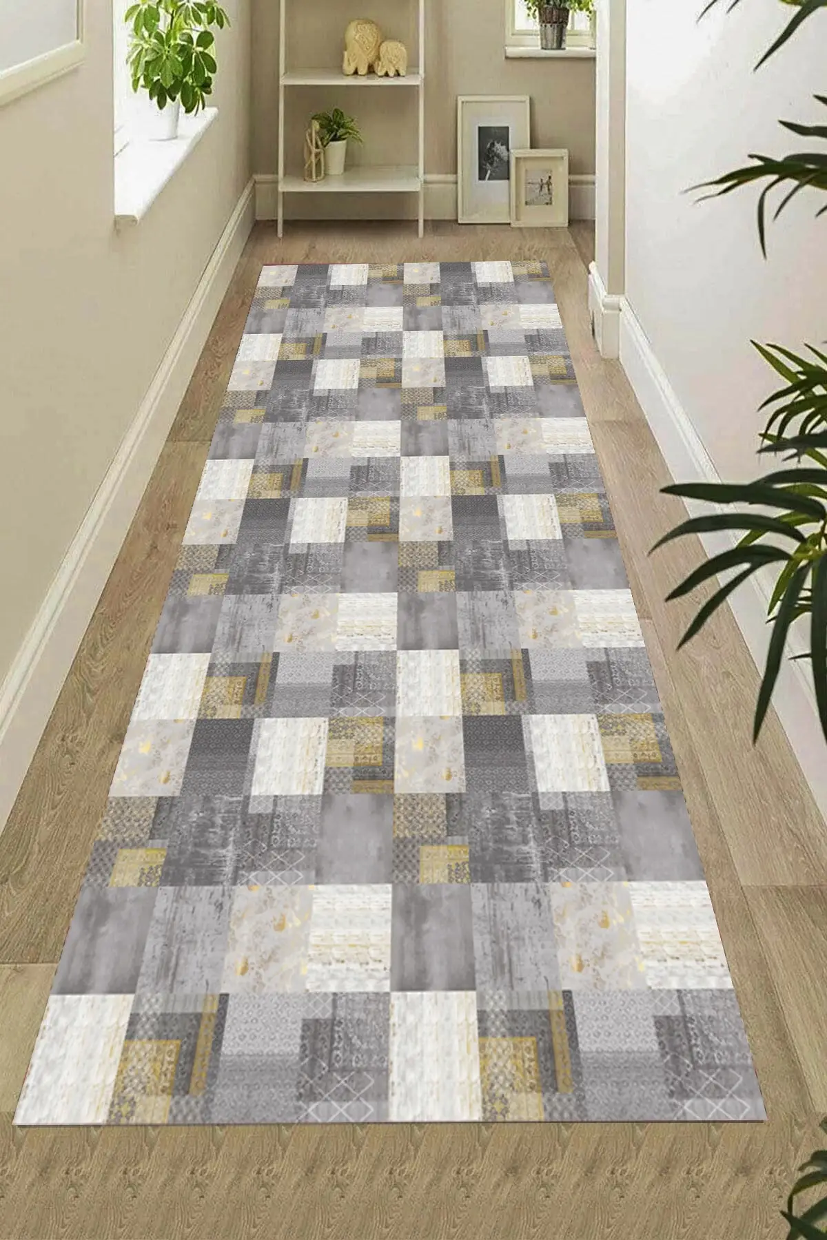 DOLBOVI digital printed non-slip-based washable carpet carpet carpet hallway carpet