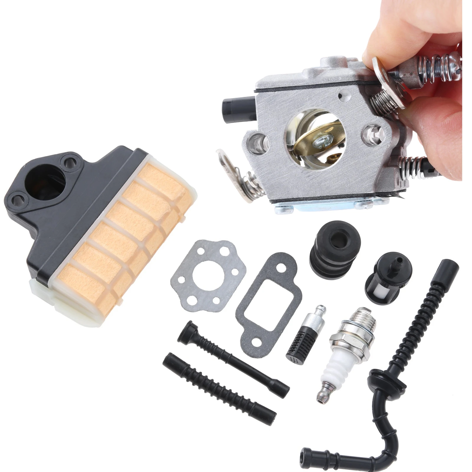 

Карбюратор бензопилы, воздушный фильтр, комплекты настройки топливопровода 1123-160-1650 для Stihl 021 023 025 MS210 MS230 MS250 MS210C Walbro WT286