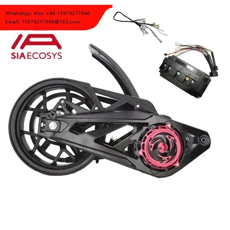 QS Motor 138 3KW 72V 100KPH Brushless Permanent Magnet Mid Drive Motor 12inch Waterproof 45-55Nm Torque Assembly Kits EM150SP