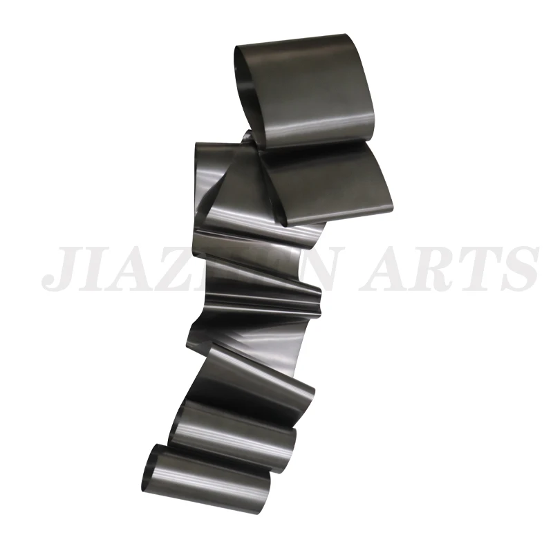 unique Handmade Metal Wall Sculpture Chrome Modern Abstract 3D Wall Hanging Art Artwork Gold Metal Art Hotel Luxury Home Decor