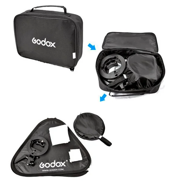 

Photo Studio Accessories SFUV 80*80cm Portable Softbox with S Type Bracket Holder Carry Bag for Photography
