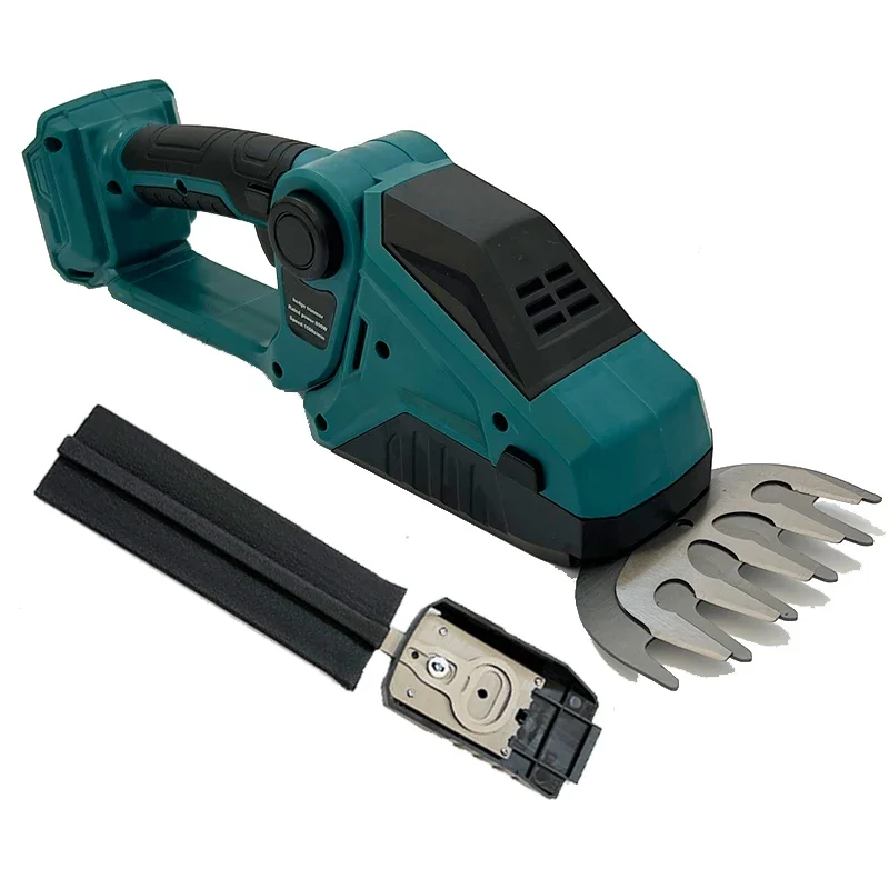 Pemangkas Rumput Tanpa Kabel Makita 18V, 2-in-1 Mini Genggam, Pemotong Rumput Listrik untuk Pemangkas Semak di Taman