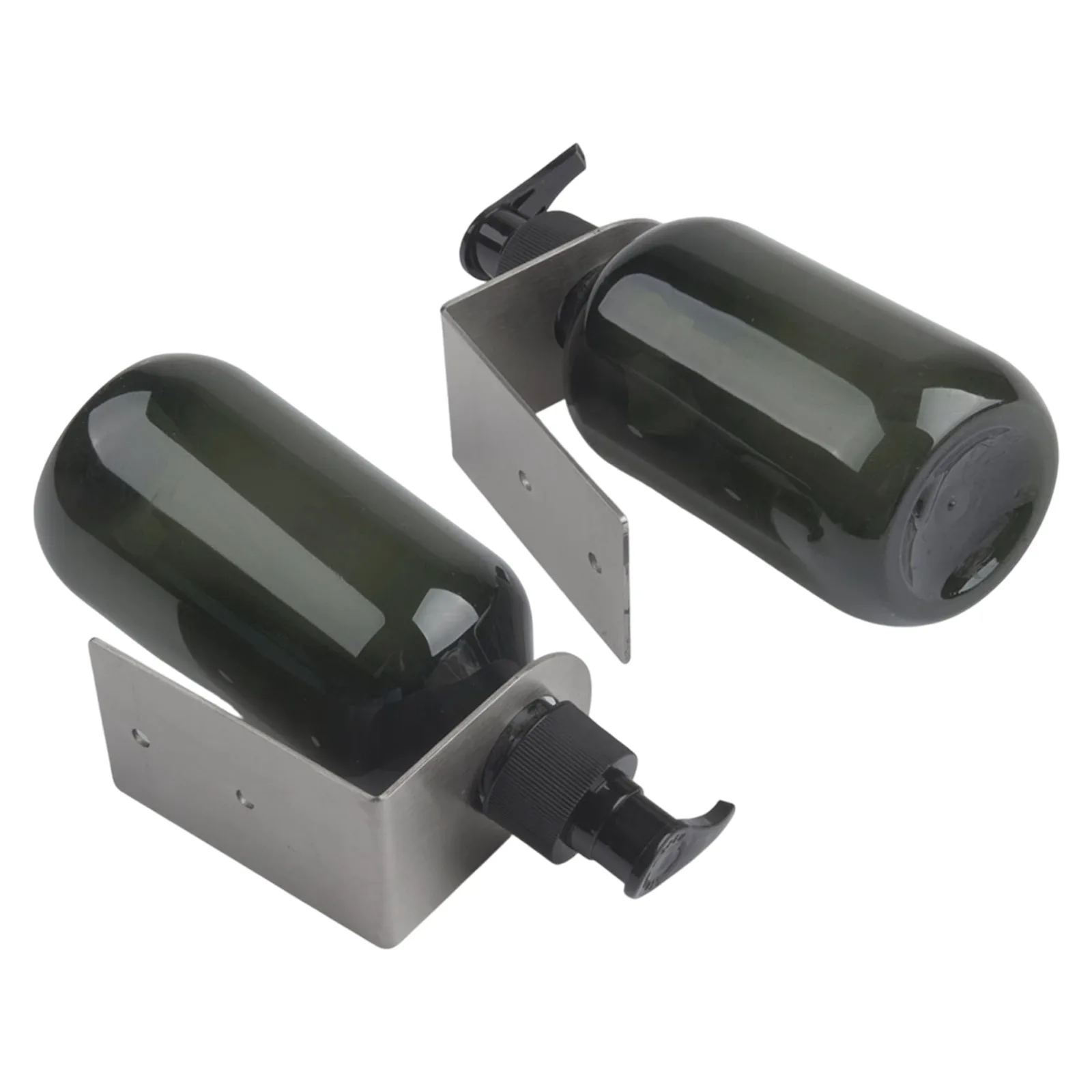 2Pcs 300ML Manual Soap Dispenser for Shower Gel and Lotion Wall Mounted Design Perfect for Bathrooms and Kitchens