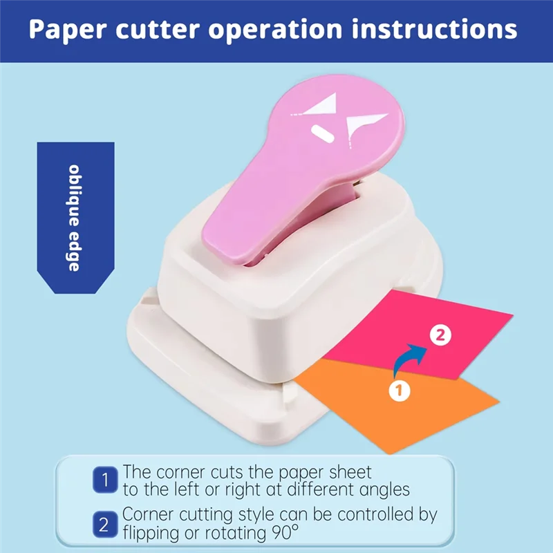 Угловой дырокол, резак для бумаги, 3 в 1, устройство для изготовления этикеток с отверстиями любого размера, бирка для изготовления карточек