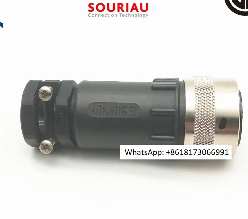 

BURNDY SOURIAU Industrial 19 pin plug male 19 pin male+PG tail clip+19 pin UTG61619P+UTG16P