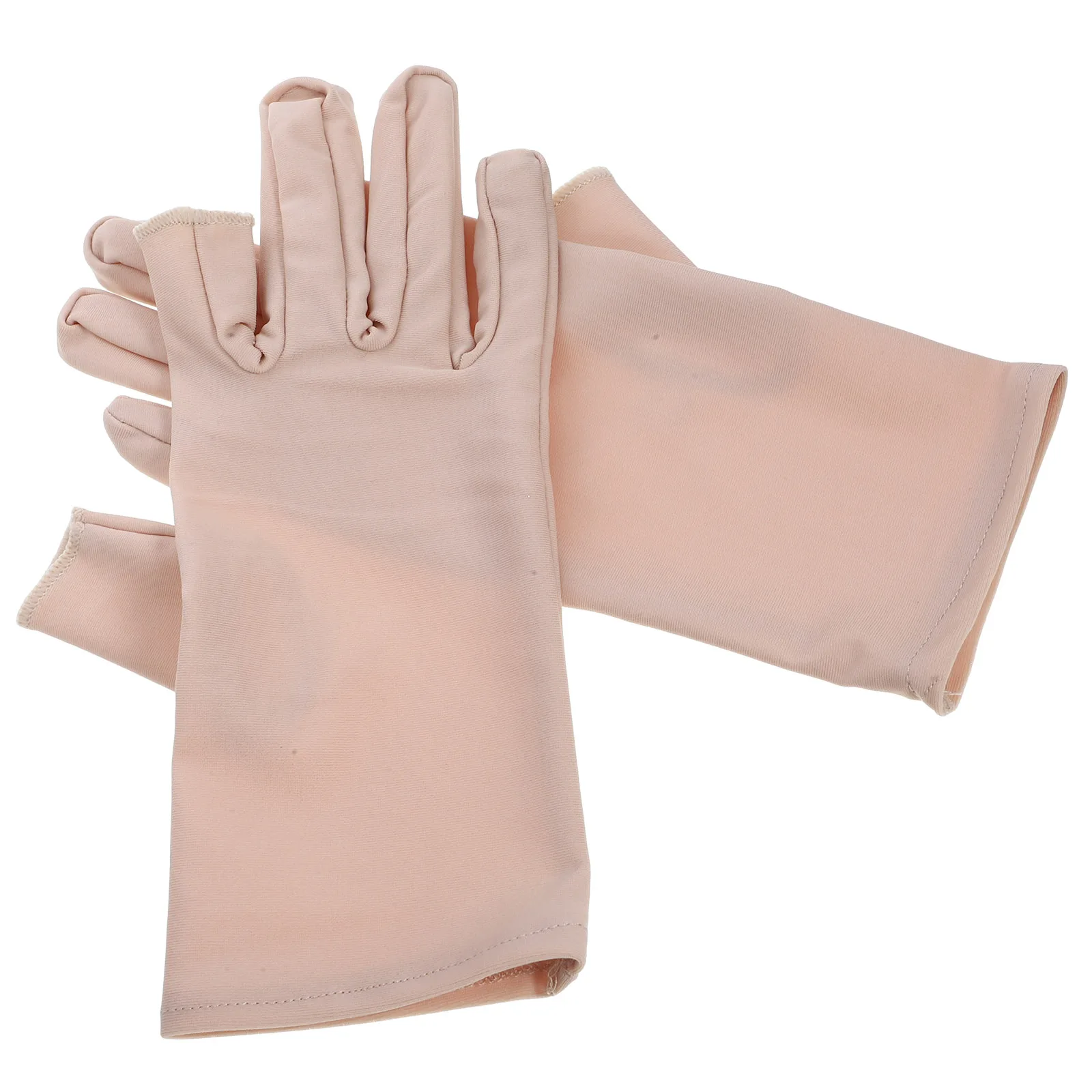 

Sun Protection Gloves Women Cycling Outdoor Half Finger Riding Gloves Summer Cloth Driving UV Protection Thin Material Non Slip