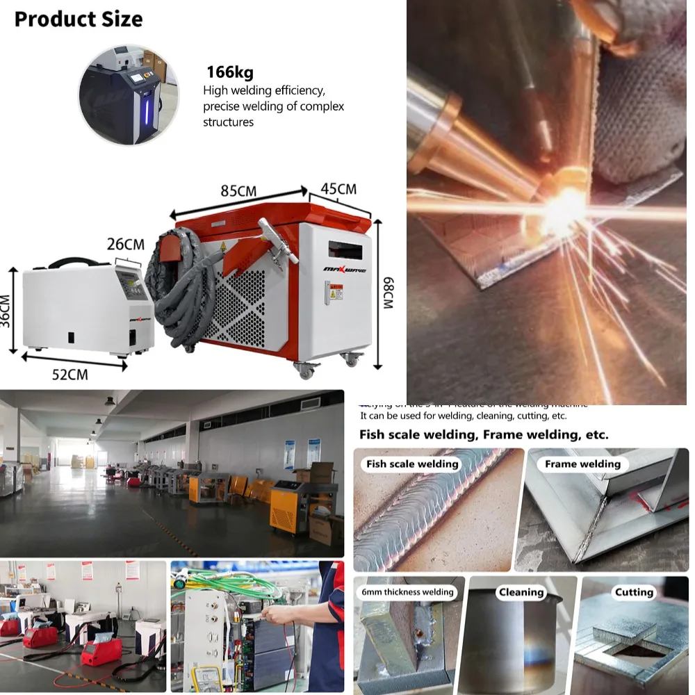 

Maxwave Portable Laser Welding Machine Easy to Move Compact Structure Professional Engineer Support Small Thermal Deformation