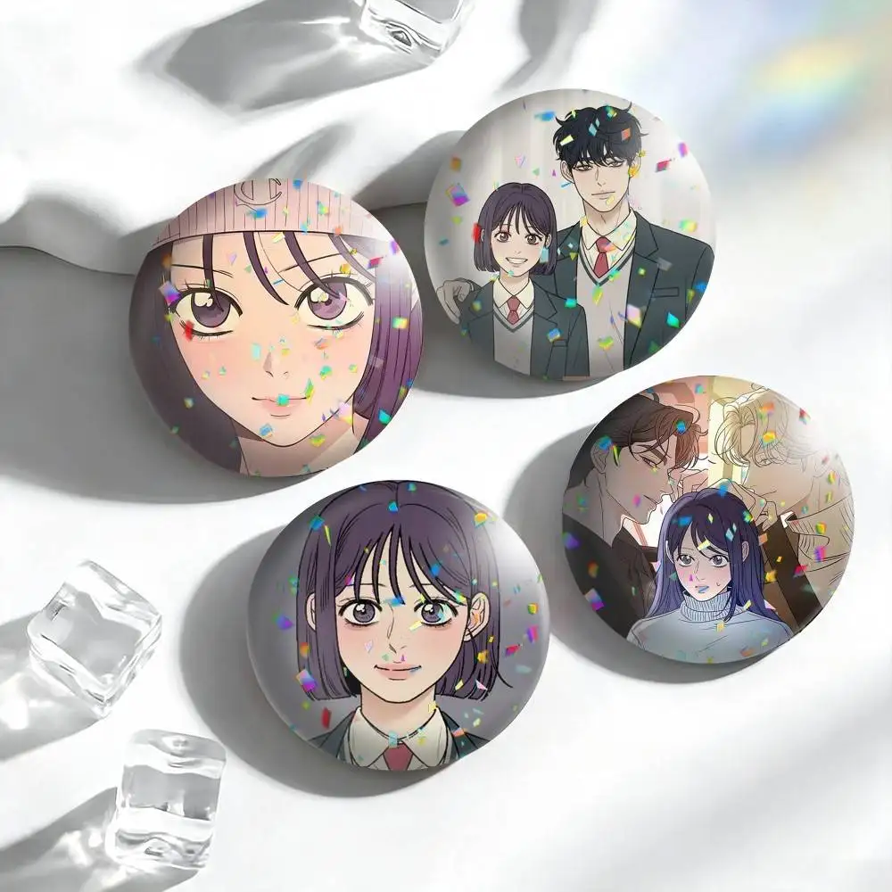 O-Operation True Love Pure Love Operation Manhw  25mm 32mm 44mm 58mm 75mm Brooches Badges Pins for Accessories Gift