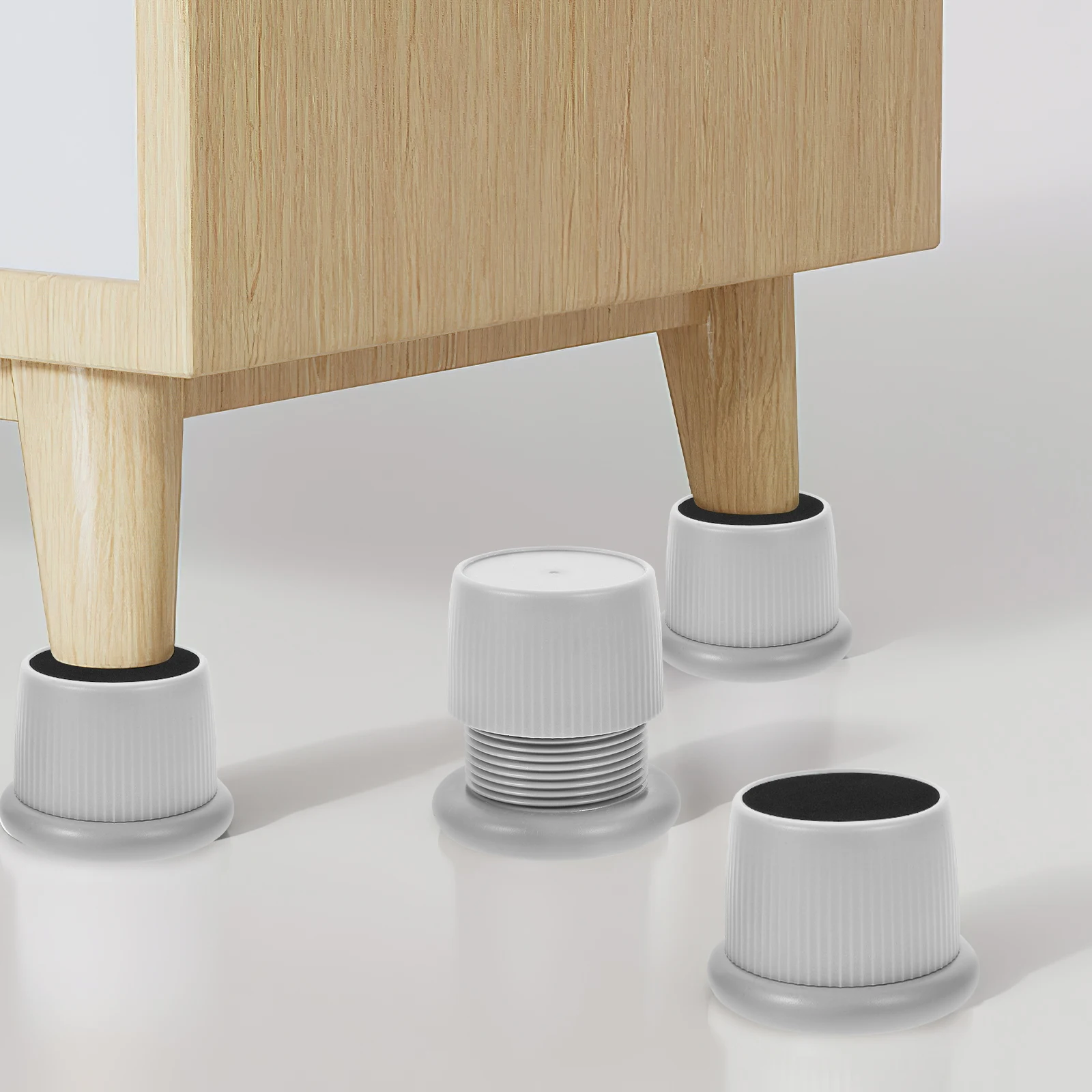 

2pcs Adjustable Bed Headboard Stopper Wall Bumper For Bed Frame Support Headboard Stabilizer Wall Spacer Furniture Legs